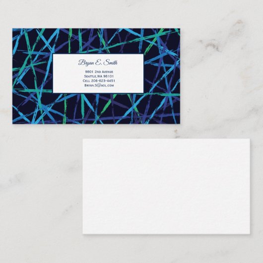 Carte de visite (Devant / Derrière)