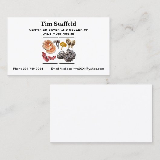 Carte de visite (Devant / Derrière)