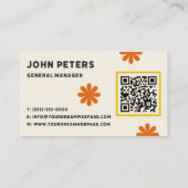 Carte de visite (Dos)