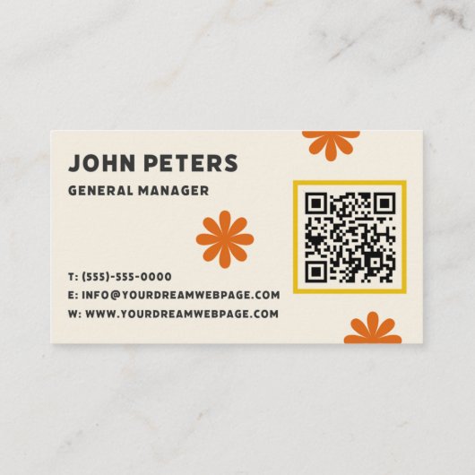 Carte de visite (Dos)