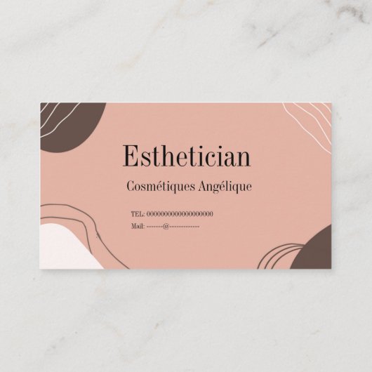 carte de visite (Dos)