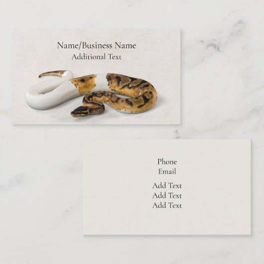 Carte de visite (Devant / Derrière)