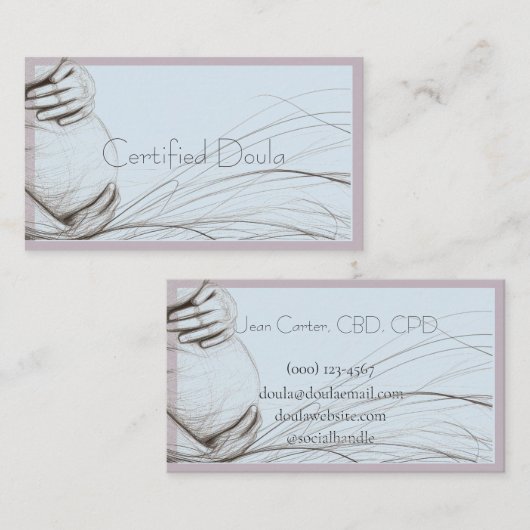 Carte de visite (Devant / Derrière)