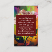 Carte de visite (Dos)