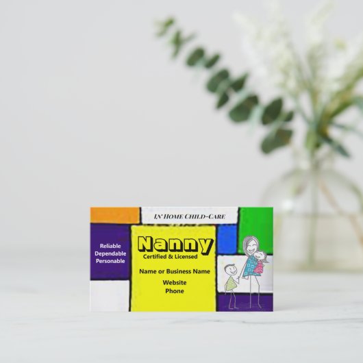 Carte de visite (Debout devant)