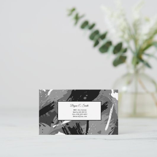 Carte de visite (Debout devant)