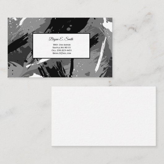 Carte de visite (Devant / Derrière)