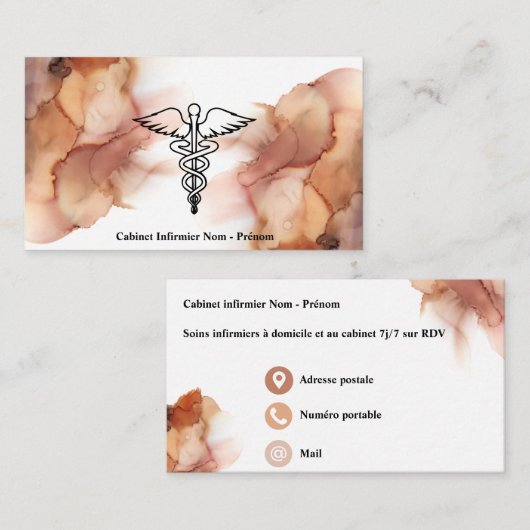 Carte de visite  (Devant / Derrière)