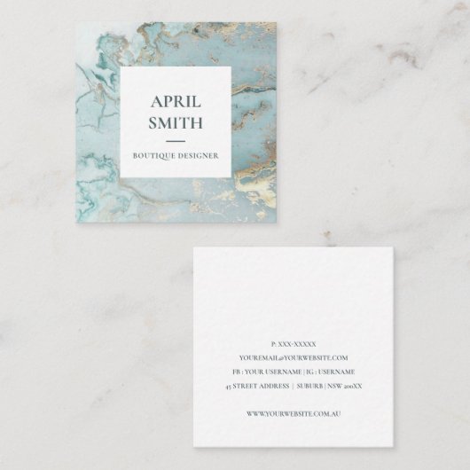 Carte de visite (Devant / Derrière)