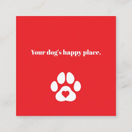 Carte de visite (Dos)