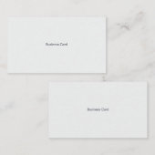 Carte de visite (Devant / Derrière)