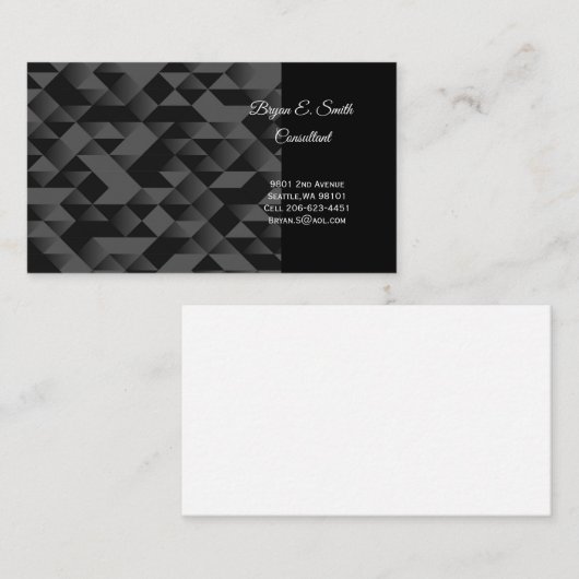 Carte de visite (Devant / Derrière)