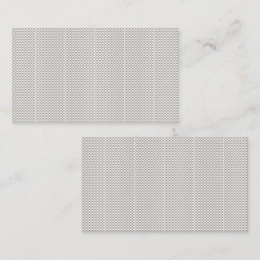 Carte de visite (Devant / Derrière)