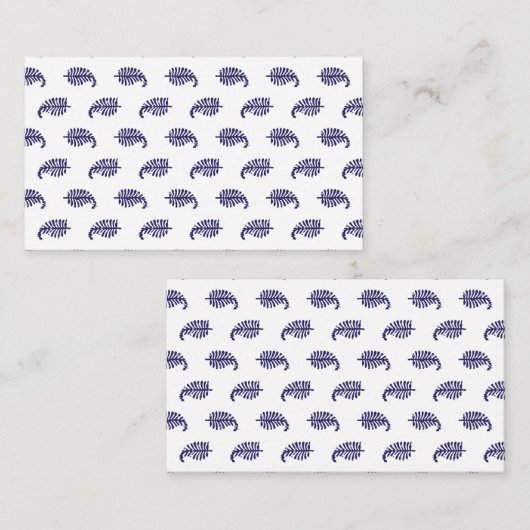 Carte de visite (Devant / Derrière)