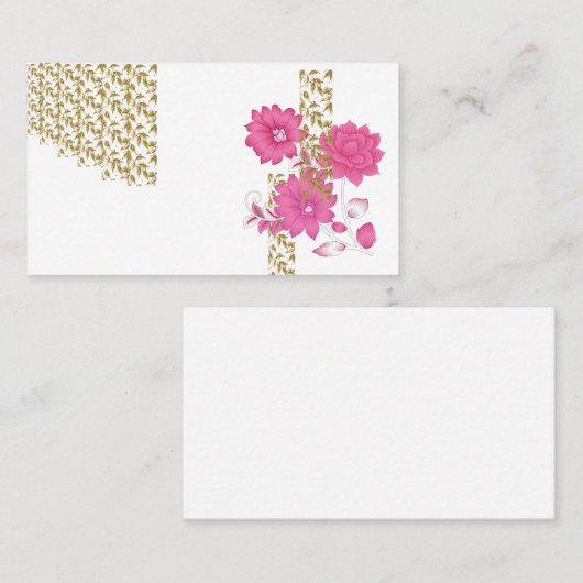 Carte de visite (Devant / Derrière)