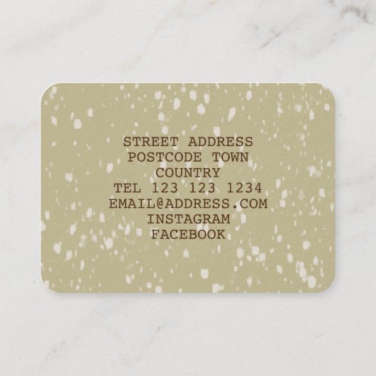 Carte de visite (Dos)