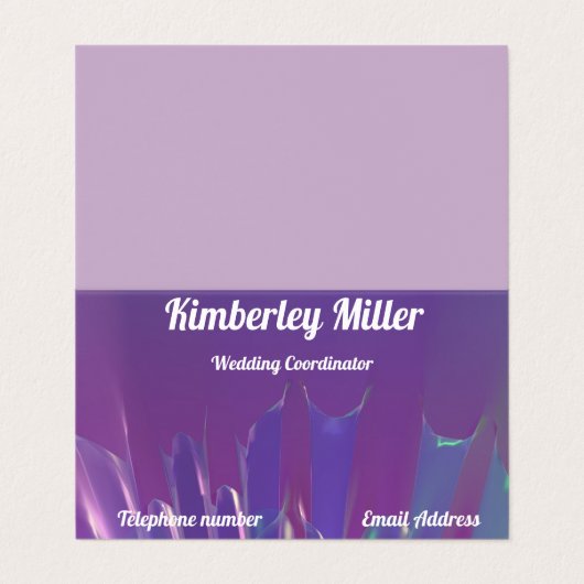 Carte de visite (Extérieur déplié)