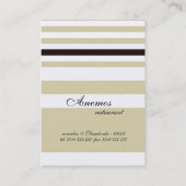 carte de visite (Dos)