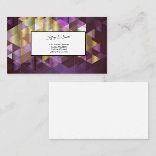 Carte de visite (Devant / Derrière)