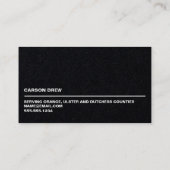 Carte de visite (Dos)