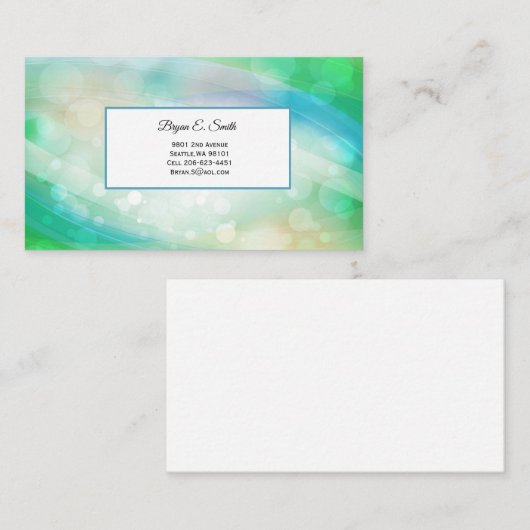 Carte de visite (Devant / Derrière)