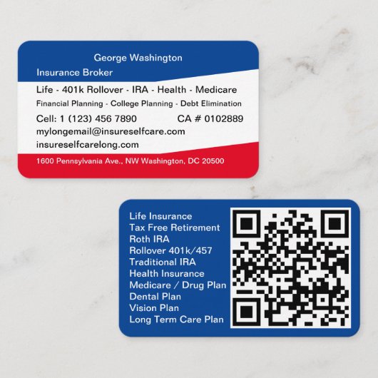 Carte de visite (Devant / Derrière)