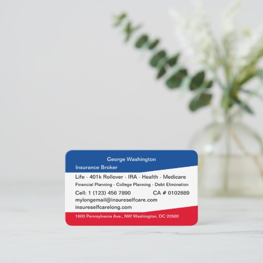 Carte de visite (Debout devant)