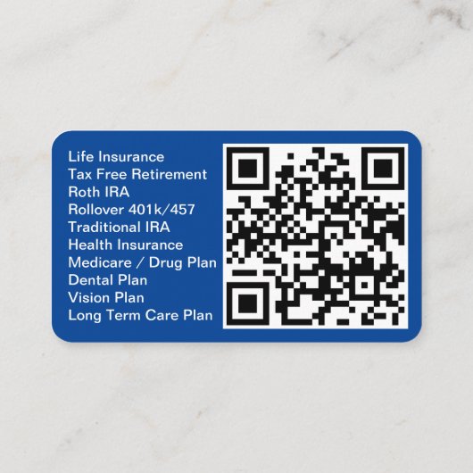 Carte de visite (Dos)