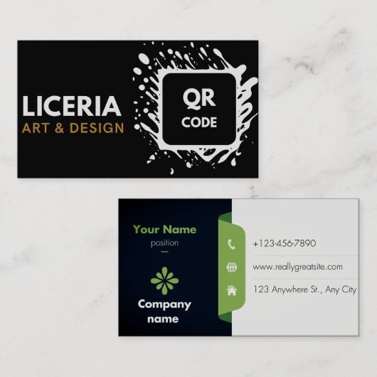 Carte de visite (Devant / Derrière)