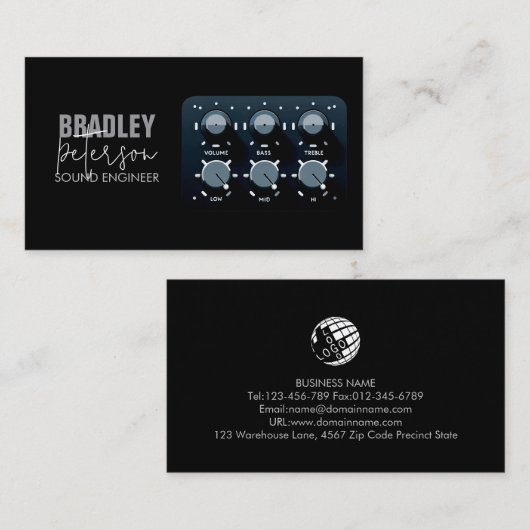 Carte de visite (Devant / Derrière)