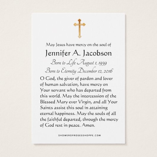 Carte de visite (Dos)