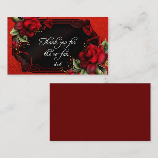 Carte de visite (Devant / Derrière)