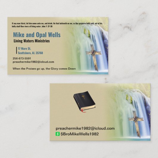 Carte de visite (Devant / Derrière)