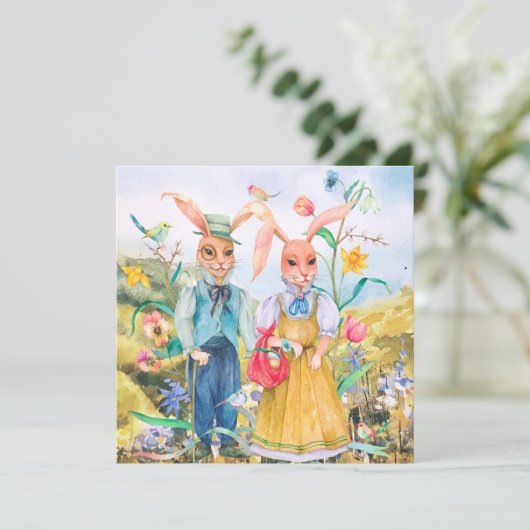 Carte de visite (Debout devant)