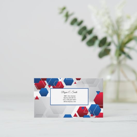 Carte de visite (Debout devant)