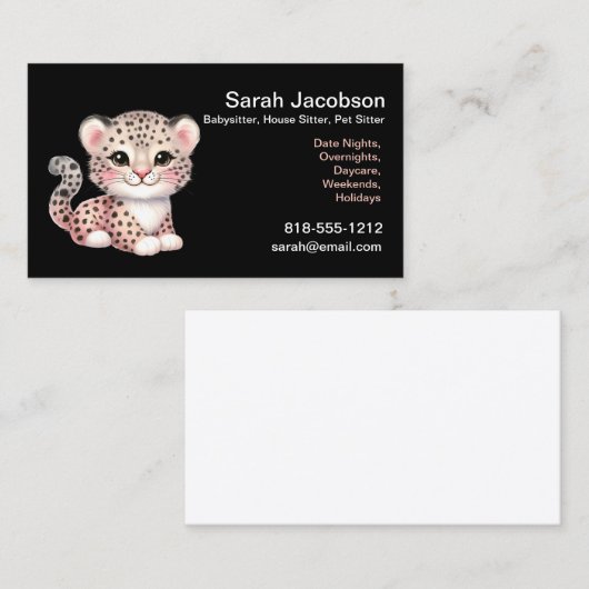 Carte de visite (Devant / Derrière)