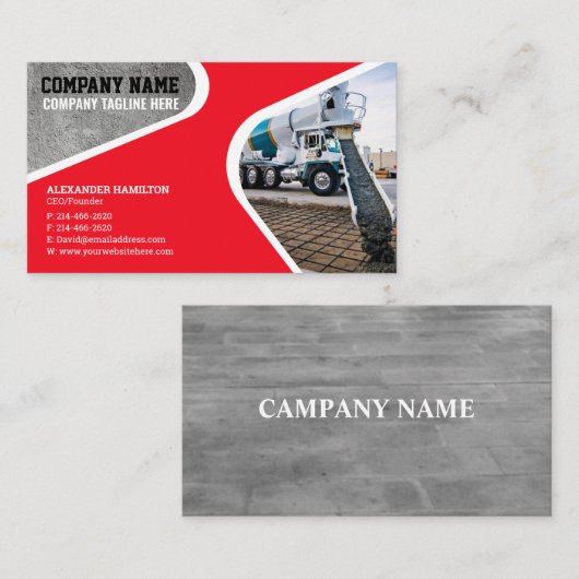 Carte de visite (Devant / Derrière)