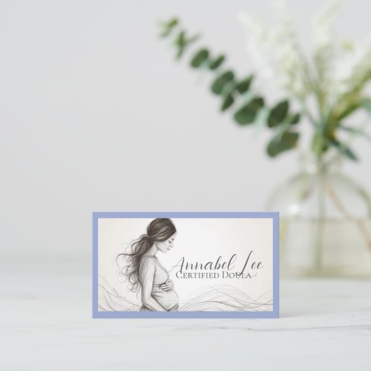 Carte de visite (Debout devant)