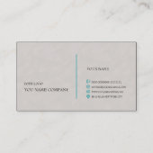 Carte de visite (Dos)