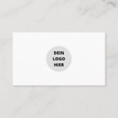 Carte de visite (Dos)