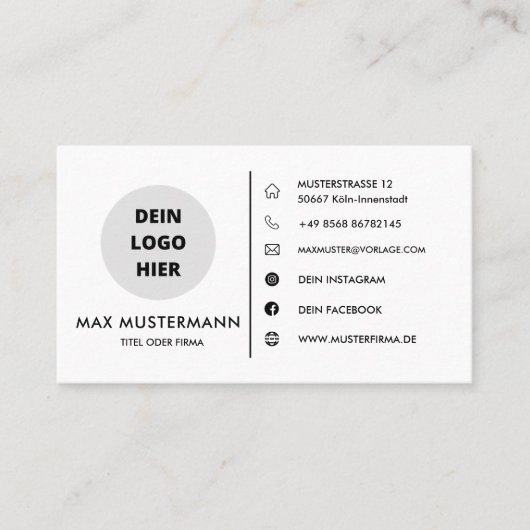 Carte de visite (Devant)