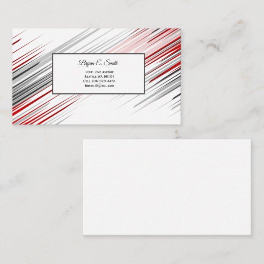 Carte de visite (Devant / Derrière)