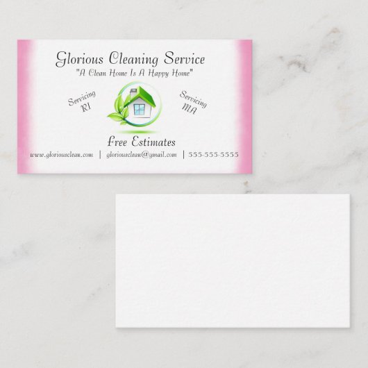 Carte de visite (Devant / Derrière)