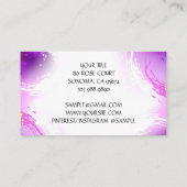 Carte de visite (Dos)