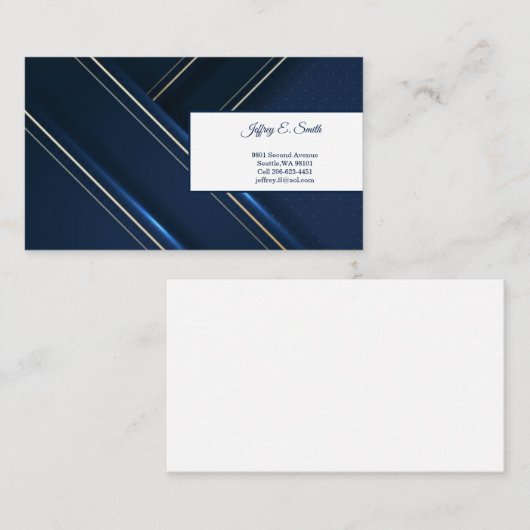 Carte de visite (Devant / Derrière)