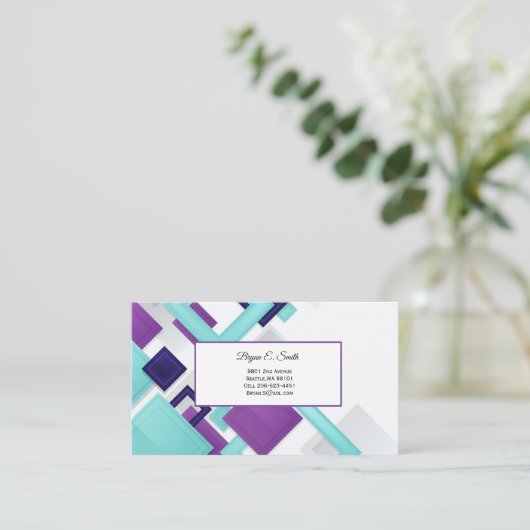 Carte de visite (Debout devant)