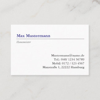 Carte de visite