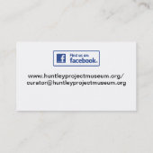 Carte de visite (Dos)