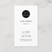 Carte de visite (Dos)