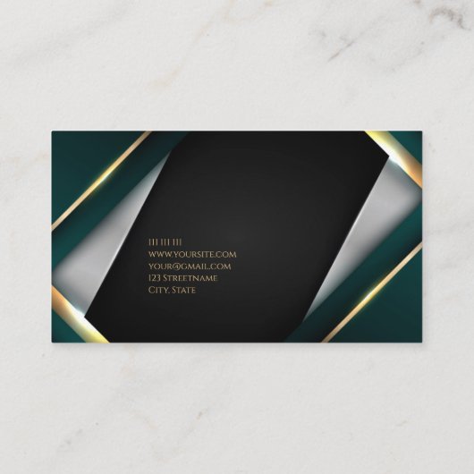 Carte de visite (Dos)